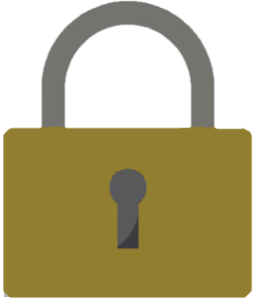 Illustration representing Privacy Protection with a lock symbol